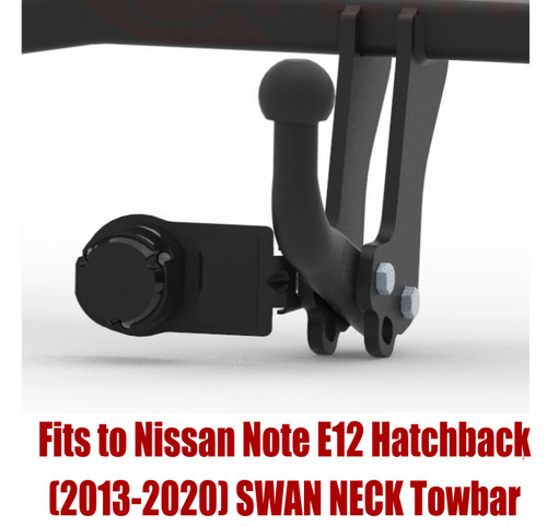 Swan neck tow bar for - swan,