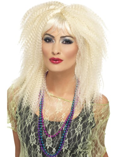 80s trademark crimp wig - 80s,