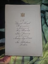 Royal Performance Programme 1968  Palladium  London Includes Six Pence Attached