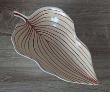  CARLTONWARE PINSTRIPES LEAF TRAY - AUSTRALIAN DESIGN - VINTAGE - 1970s - RARE 