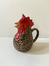 Quail Ceramics Cockerel Rooster Chicken Milk Cream Jug 2011 13 cm