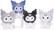 NEW OFFICIAL 10" HELLO KITTY KUROMI SOFT TOY HELLO KITTY FRIENDS PLUSH CAT TOY