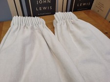 John Lewis MTM W127 x D102cm Romo Linara Pencil Pleat Interlined Curtains £284