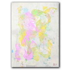 Acryl Painting Original unique "Ringer" signed Prof.em Andreas Loeschner-Gornau