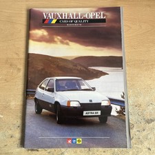 1986 vauxhall opel - vauxhall, range