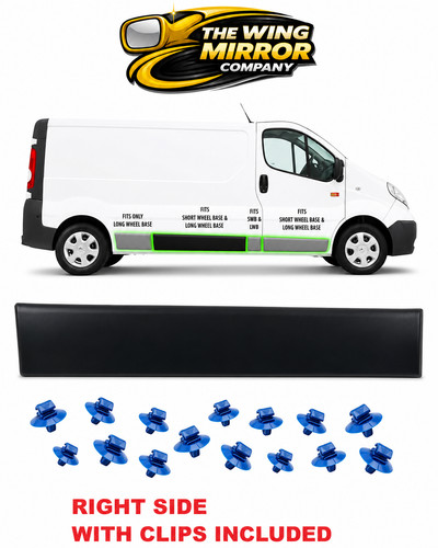 For vauxhall vivaro - right, side