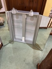 High Quality Bathroom Cabinet. Including Light Fittings & Integral Power Outlet