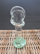 Vintage Murano Green Glass Bud