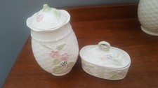 Belleek china basket weave - belleek,