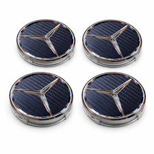 4 x  Carbon Black 75mm Wheel