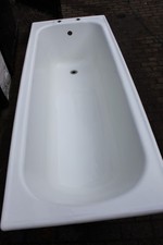 Original Vintage Cast Iron Bath (straight) Extremely good condition- VERY HEAVY!