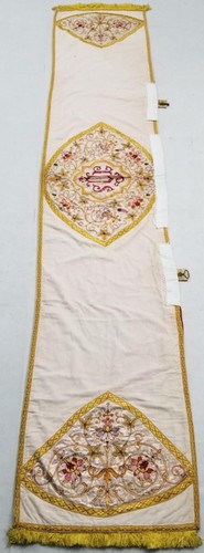 Antique french ihs embroidered - antique,
