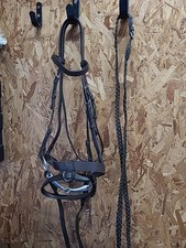  English Leather Bridle, bit &