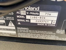 Roland Cube 80x Guitar