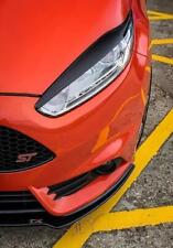 ABS Gloss Black Plastic Eyebrows for FORD FIESTA MK7 MK7.5 Eyelids/Light ST UK