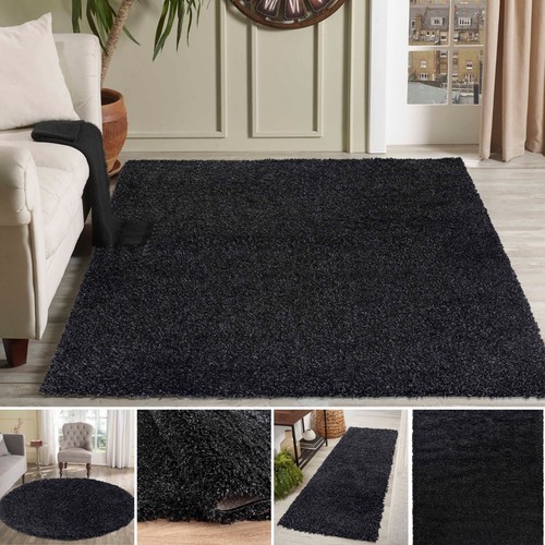Shaggy rug modern anthracite - shaggy,