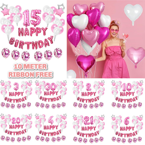 Happy birthday balloon age - happy,