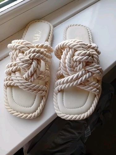 Zara cream rooe - rooe, slides