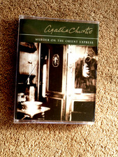 AGATHA CHRISTIE - MURDER ON THE ORIENT EXPRESS  - AUDIO BOOKS - ( 2 cassettes  )