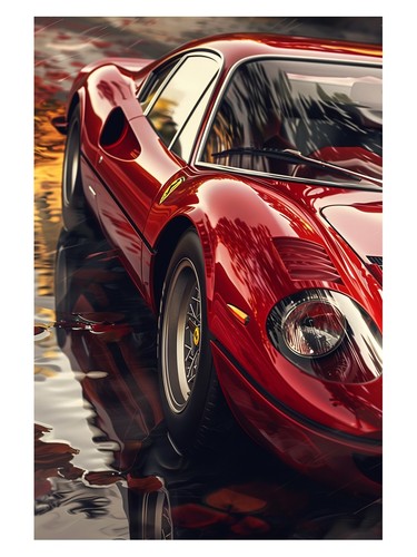 Red sports car realistic - sports,