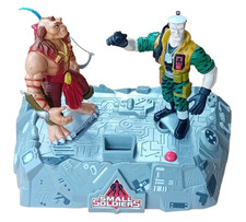 Small Soldiers Movie ANIMATED MONEY BOX BANK Chip Hazard & Archer 1998 Dreamwork