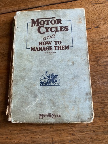 Vintage book motor - vintage, cycles