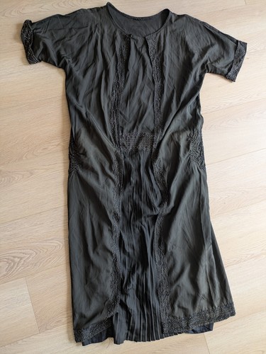 Vintage 1920s 20s black beaded - vintage,