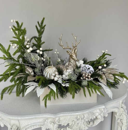 Christmas centerpiece with - centerpiece,