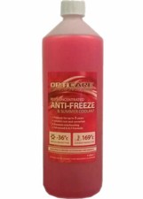 1 Litre Antifreeze Red Summer Coolant Engine Anti Freeze Concentrate Oat Car 1L