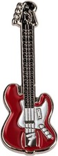 Electric Red Guitar Metal