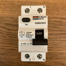 DORMAN SMITH RCD 80A/30mA 2 POLE. CE80/30/2. LOAD PRO COMPATIBLE.
