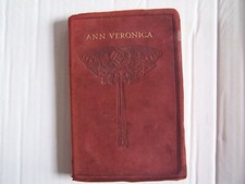 H G Wells ANN VERONICA George Newnes Ltd Hardback RED LEATHER COVER