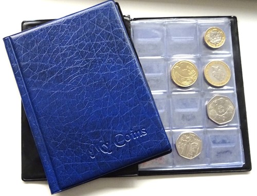 Small coin album for 50p - coin,