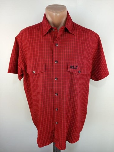 Men jack wolfskin shirt red - jack,