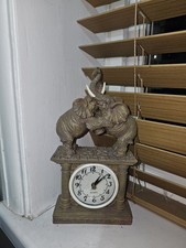 Elephant Clock. Quartz.  Great