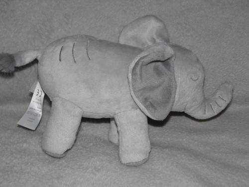 Tesco grey elephant soft - , toy