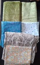 Bundle of fabric - 6 pieces (some quite large)