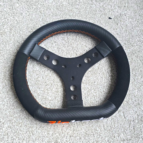 Zip kart flat - top, steering
