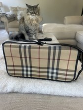 Genuine Burberry Beige Nova Check Handbag