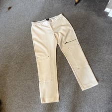 Men’s Two Piece Suit Sleeveless Blazer Cream