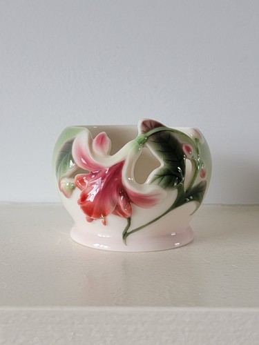 Franz porcelain fuchsia - porcelain, candle