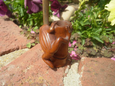 1a. Hand Carved wood netsuke