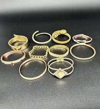 Job Lot 10 x Gold Tone Costume