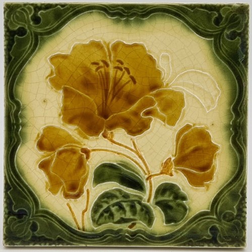 Antique fireplace art nouveau - art,