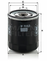 Mann filter 7053 oil - mann-filter,