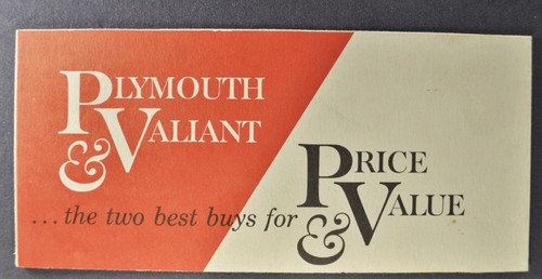 1962 plymouth price comparison - plymouth,