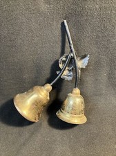 Bells. Hand Held, Decorative.vintage.Brass & Steel.