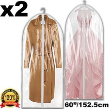 2x 60" Long Dress Bags Clothes