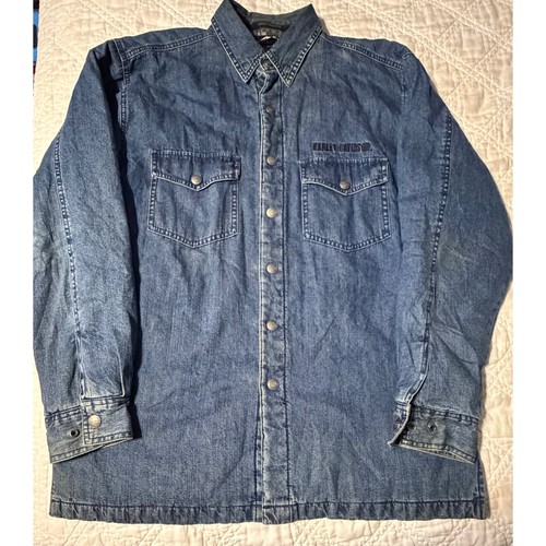 Harley davidson denim jacket - davidson,