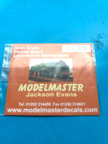 New modelmaster name number - modelmaster,